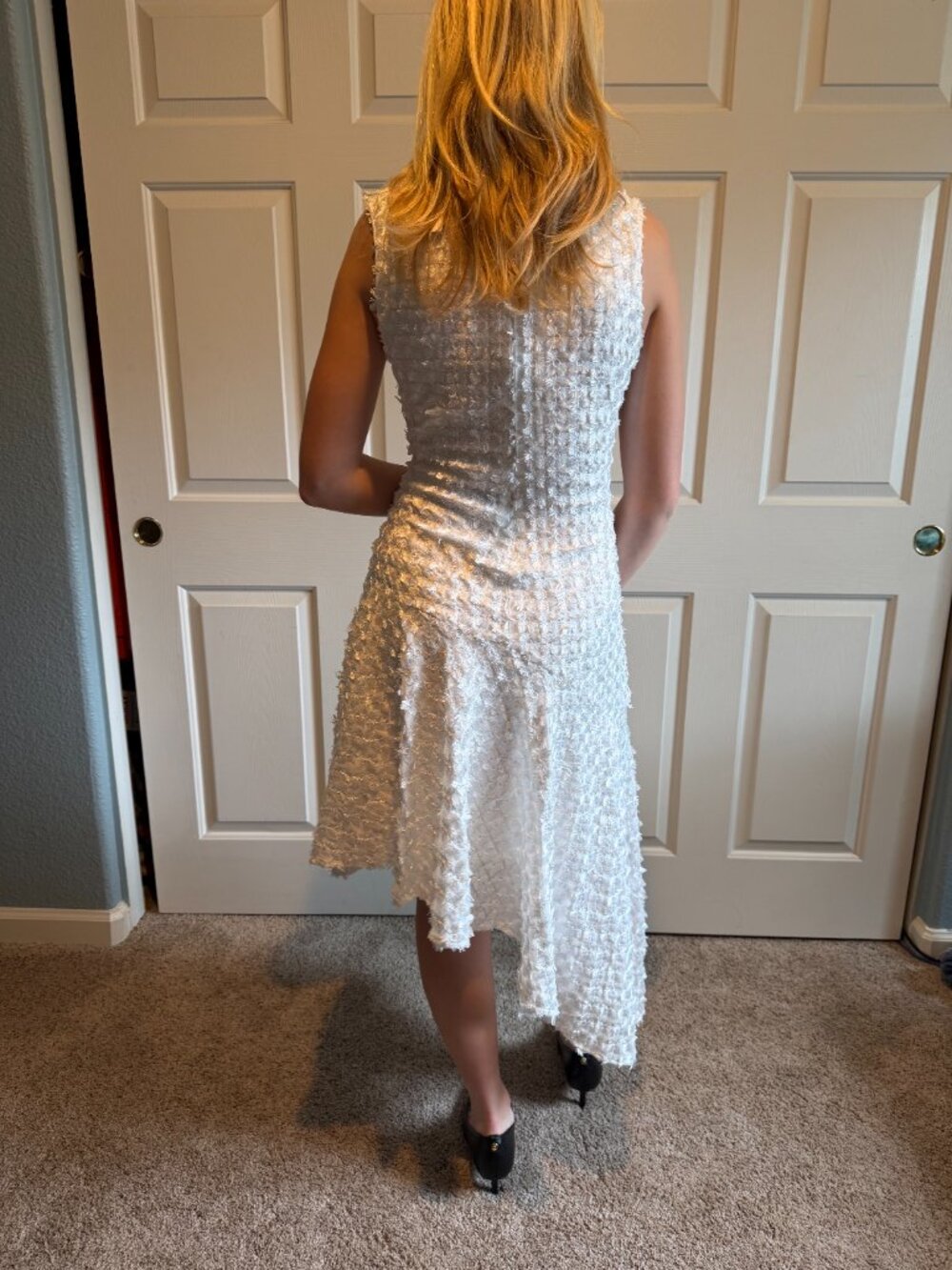 BRAND NEW -- Eva Franco white formal dress - Picture 2 of 4